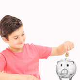 Clear Plastic Piggy Bank